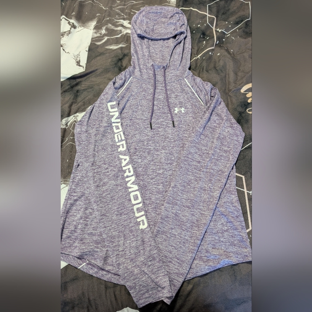 Under Armour Heathered Purple Long sleeve